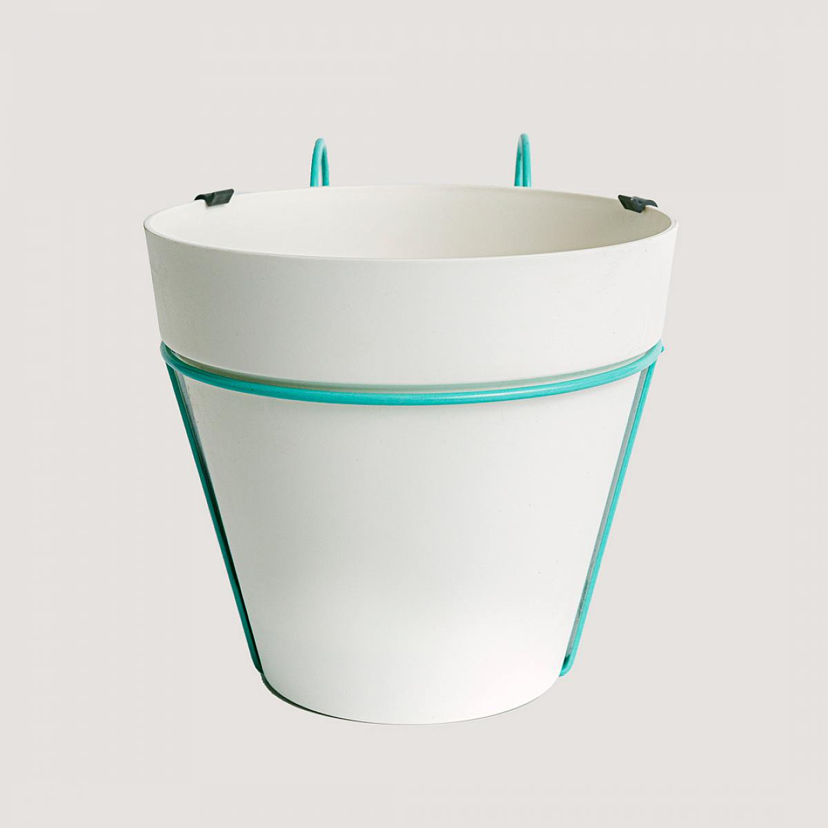 Macetero colgante blanco - L/20cm picture 0